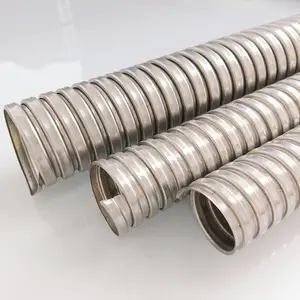 Φ38不锈钢金属穿线管 抗拉304/316可挠金属电气套管 工控系统专用
