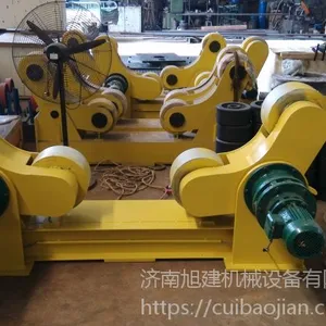济南旭建机械5吨可调滚轮架|10吨自调焊接滚轮架