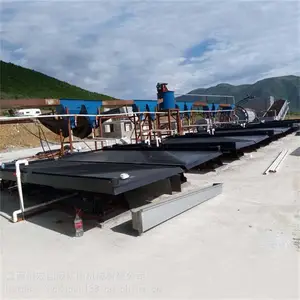 山东重选设备厂家供应大小槽钢摇床选矿 尾矿高富集比选矿摇床