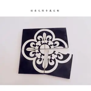 砼语厂家现货中式古典***泥地砖内墙砖电视背景墙专用易清洁200*200mm手工水泥花砖