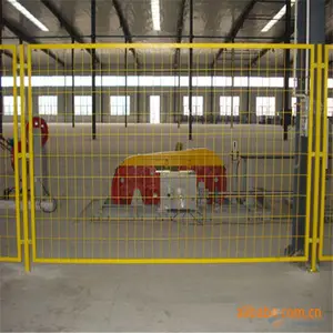 阳江工厂车间隔离网 货架黄色护栏网定制 江门仓库铁丝网围栏
