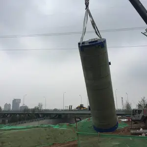 西安一体化预制泵站 西安玻璃钢泵站