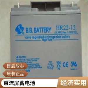鸿贝蓄电池FM/BB1210-12v10ah太阳能直流屏upsEPS电源用