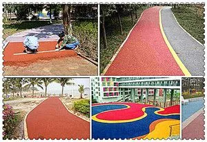 聊城彩色沥青摊铺工程造价聊城景区彩色沥青道路