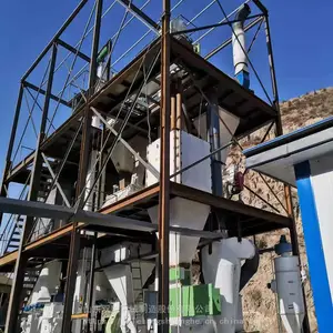 中型全自动反刍饲料加工设备 成套牛羊饲料生产线 内蒙新疆实地安装饲料机械