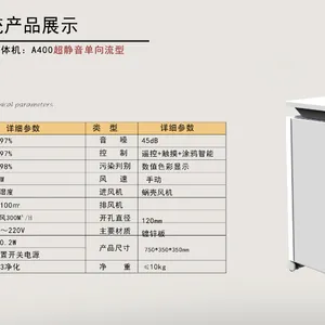 云古风新风机净化器消毒机一体机A500通风器换气机新风系统真诚智能科技