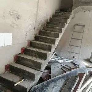 威海混凝土楼梯阁楼浇筑夹层施工 威海混凝土水泥楼板楼梯厂家 报价