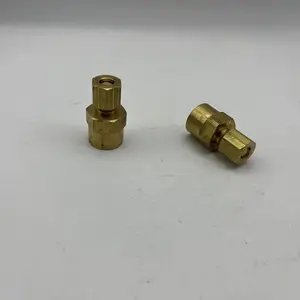 Mcmaster-carr50915K215用于空气和水的黄铜压缩管接头