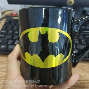 信拓镭射烫金陶瓷杯水转印加工 来图定制杯子低温花纸