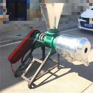 定做家用磨面机 立式对辊磨面设备 小型土豆淀粉机