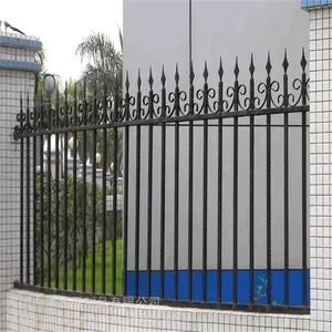 河南省巩义市 新密市及其周边 学校小区工厂 铁艺围墙 安全防攀爬围栏 融洽协调 美化环境
