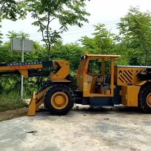 全液压撬毛台车 非煤巷道清理撬毛排险台车 支持定制轮胎式撬毛台