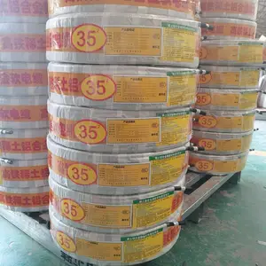 石家庄电线电缆厂家供应ACYH35平方电焊机专用稀土铝合金焊把线铝芯电焊把线