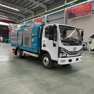 东风小多利卡5吨后置真空吸尘车 垂直滤筒滚扫吸尘 送车上门试效果
