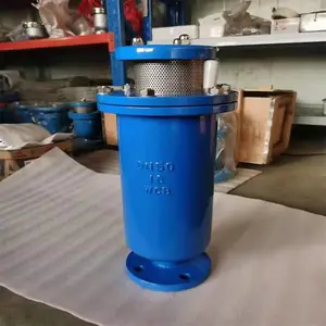 SCAR-16C市政污水处理管路复合式圆桶状法兰排气阀
