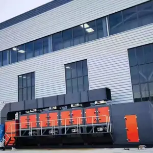 万城青朗废气处理活性炭吸附箱催化燃烧脱附再生装置
