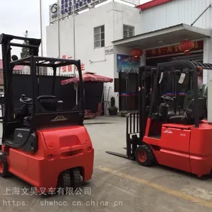 上海二手电瓶叉车市场 仓储专用电瓶叉车 2吨站驾式电动搬运车 电动仓储合力叉车