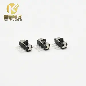 小拨动开关微型迷你滑动开关2档立式贴片卧式插脚边三脚