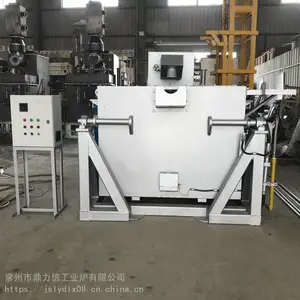 600公斤倾倒炉 天然气加热炉 耐火砖炉 熔铝炉坩埚倾倒燃气炉厂家