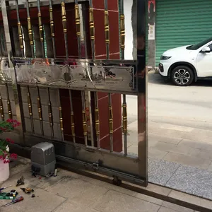 别墅平移开门机 南阳别墅庭院电动门 遥控平移齿轮驱动开门机 阿尔卡诺ML550开门机