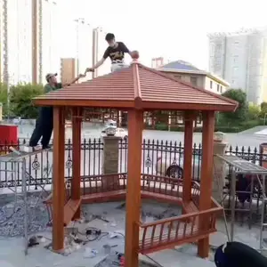 凉亭中式_别墅花园庭院铝合金凉亭_定制凉亭厂家 赫斯唯