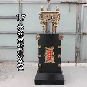 供佛户外祠堂四方鼎炉景区宗祠供奉大香炉寺庙铸铁长方形香炉