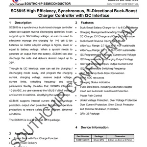 ��о1-6������ѹ��ŵ�˫���Դ��������оƬSC8815