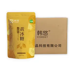 批发韩悠黄冰糖300克 小包装食糖整箱小颗粒土冰糖
