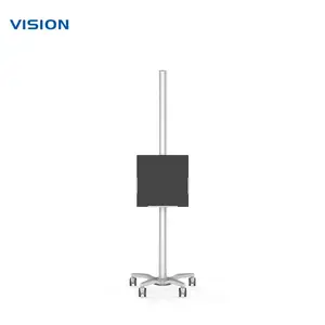 VISION NZx01|加长立柱铝合金落地显示屏支架推车|科室专用