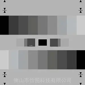 BC64-Q 彩色相机灰度测试Chart图(带有超级黑洞)测试卡