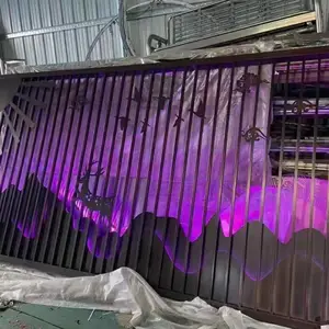 唐山直供酒店大堂 售楼部不锈钢隔断 玫瑰金不锈钢屏风