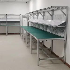 金龙恒晟工作台 铝型材工作桌定制 1500mm 铝合金架子