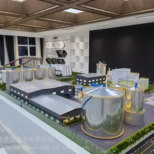 钢板仓模型,厂区沙盘模型
