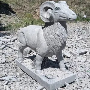 办公园区摆设勤劳致富石雕动物牛雕塑 批量生产