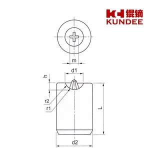 JIS JWR 十一字加减槽 ROUND圆顶型 木螺丝WOOD SCREW 冲头二冲模