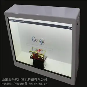 河北省唐山市 3D投影展柜 85寸透明屏展示柜 规格齐全 金码筑