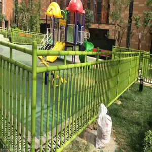 竹节护栏厂家 企业厂区用防腐仿竹护栏_不锈钢材质竹节护栏