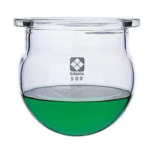 实验室用柴田开口反应烧瓶 (平面磨口型・圆形)500ML硼硅酸玻璃005660-500