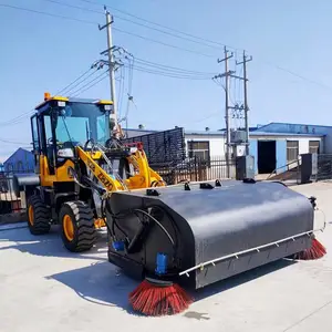 中首重工 50铲车安装清扫器 带除尘箱 铲车扫路机 出口型号