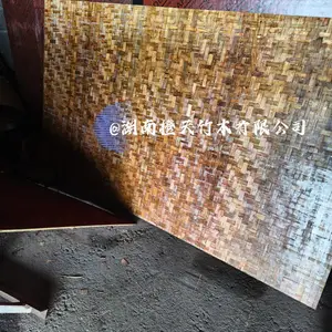 湖南橙天 全竹(无木质材料)舞台板 车厢底板 隔楼板 竹子本色面耐磨 经久耐用 1220*2440*12MM 实芯竹胶板