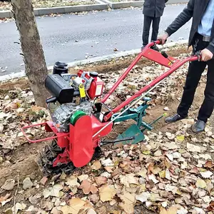 柴油链轨微耕机 水冷柴油开沟机 硬土地犁地机 山坡开荒犁田机