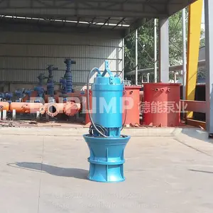 排水泵站开敞式水泵安装500QZB潜水轴流泵 配套电气柜