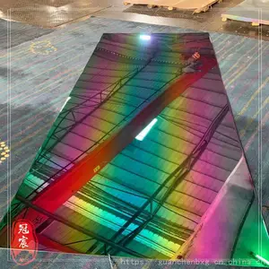304不锈钢薄板 电梯镜面不锈钢板 化妆包镜子 可定制尺寸