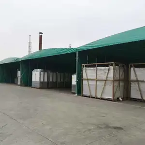 贵阳推拉雨蓬伸缩遮阳蓬推拉互动雨棚大排档雨蓬酒席帐篷