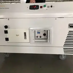 【智慧工厂】8000W全铜低噪音发电机8KW发电机组单相/三相全自动储能230V汽油发电机