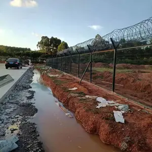 广西机场护栏网厂家 机场钢筋围界 飞行区围网 机场围栏 烨方出品