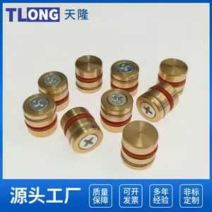 模具运水铜喉塞堵头带胶圈的止水栓直径14mm止水塞支付螺丝