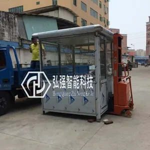 恩平保安亭厂家,不锈钢收费岗亭,恩平小区岗亭订做