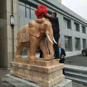 曲阳石雕汉白玉动物雕刻大象石狮子貔貅骆驼牛马羊十二生肖