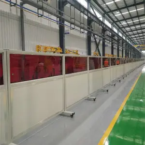 焊接防护屏,南通PVC焊接防护屏生产厂家,焊接防护围栏隔断,高藤门业